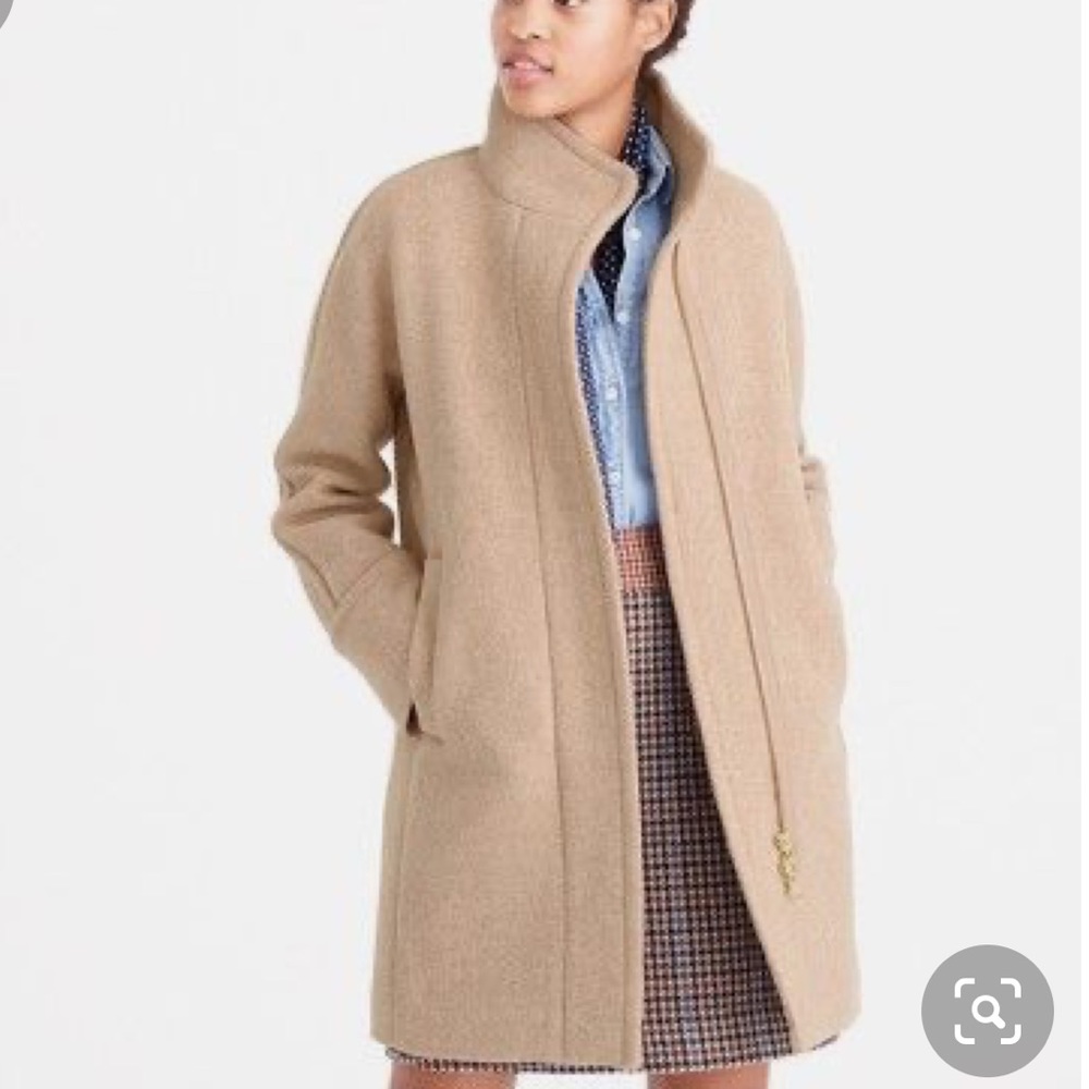 J Crew | Factory City Coat Tan